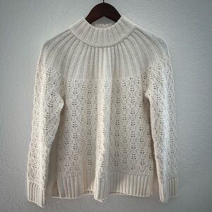 Madewell Size S Cream White Sweater